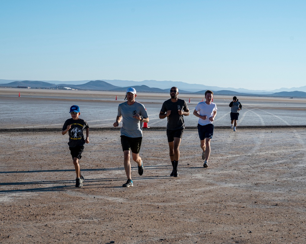 Edwards AFB hosts Flight Line Run-Walk Event