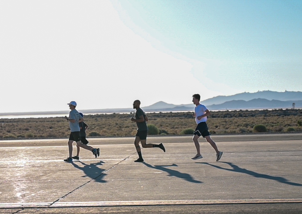 Edwards AFB hosts Flight Line Run-Walk Event