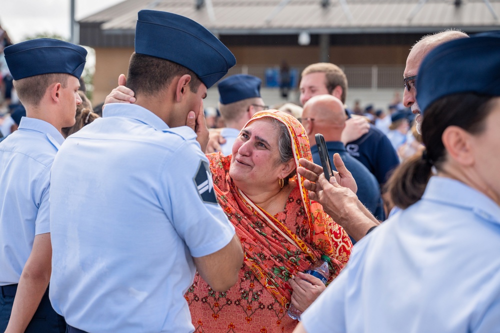 Airmen and Guardians' Run and Coining Ceremony