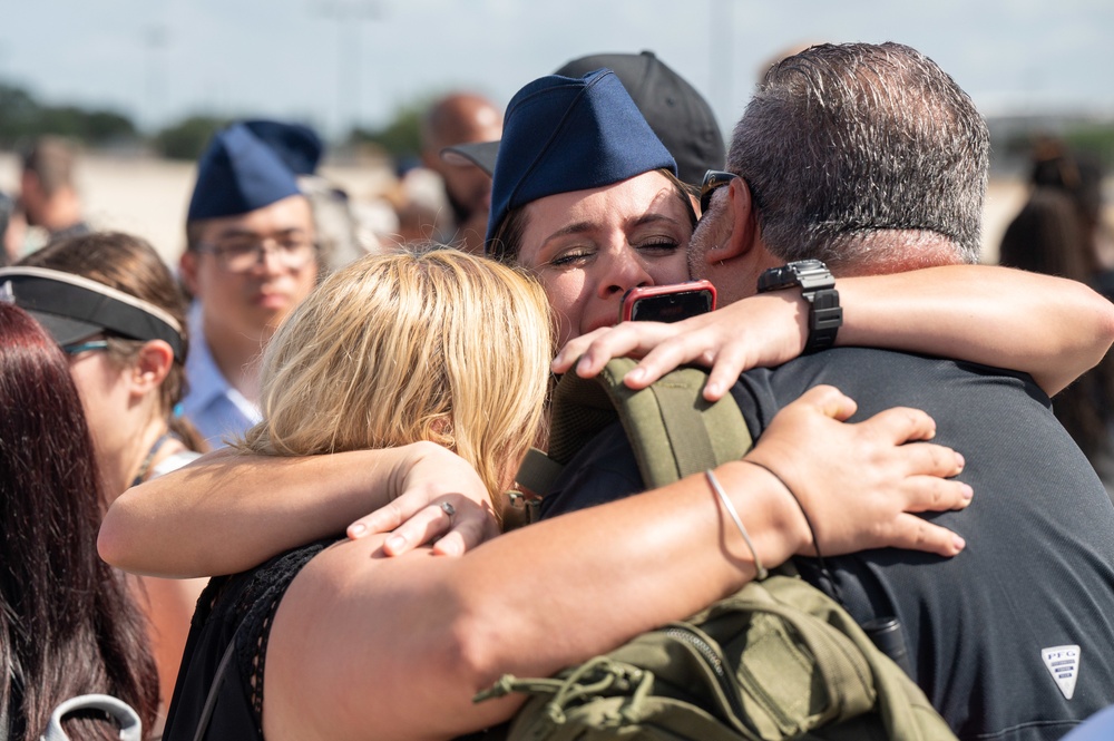 Airmen and Guardians' Run and Coining Ceremony