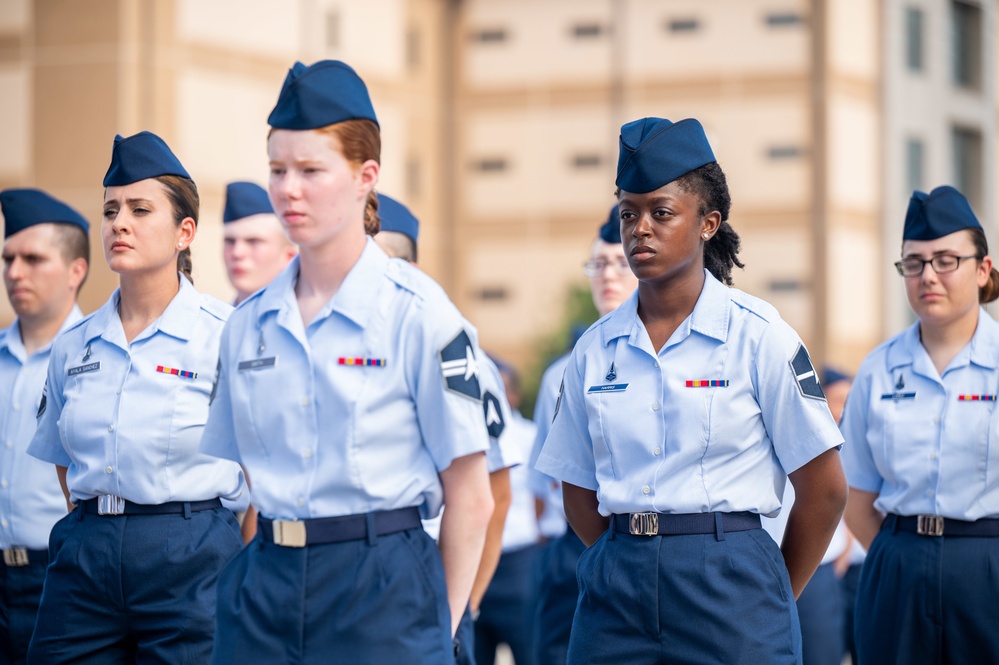 Airmen and Guardians' Run and Coining Ceremony