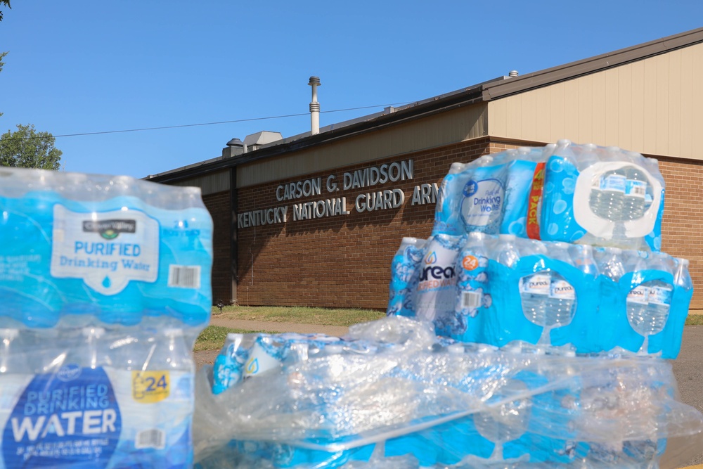 Guardsmen aid in water shortage