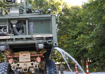 Guardsmen aid in water shortage