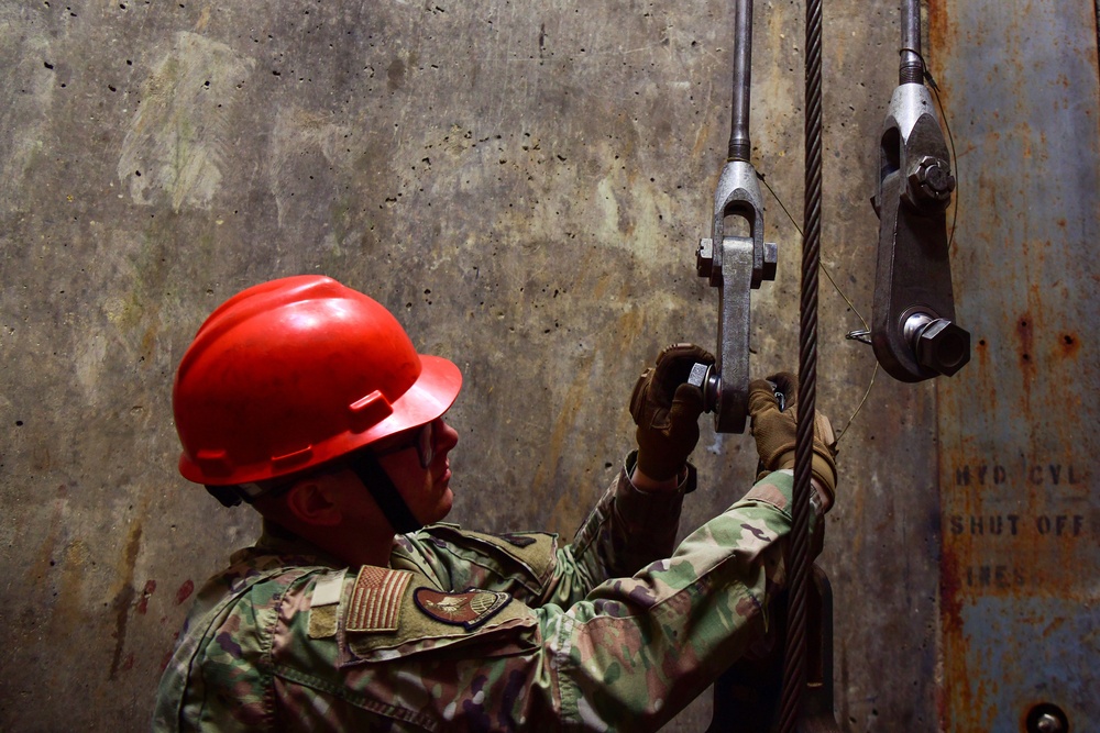 Annual load test on a Transporter Erector Emplacement System