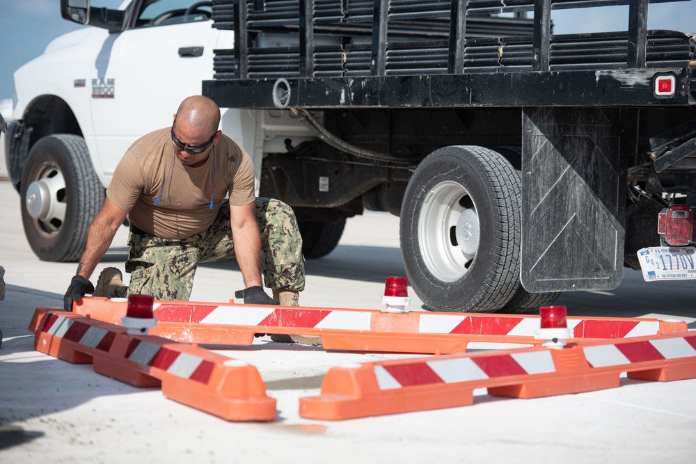 NMCB-14 knocks out some airfield damage repair at NASKW