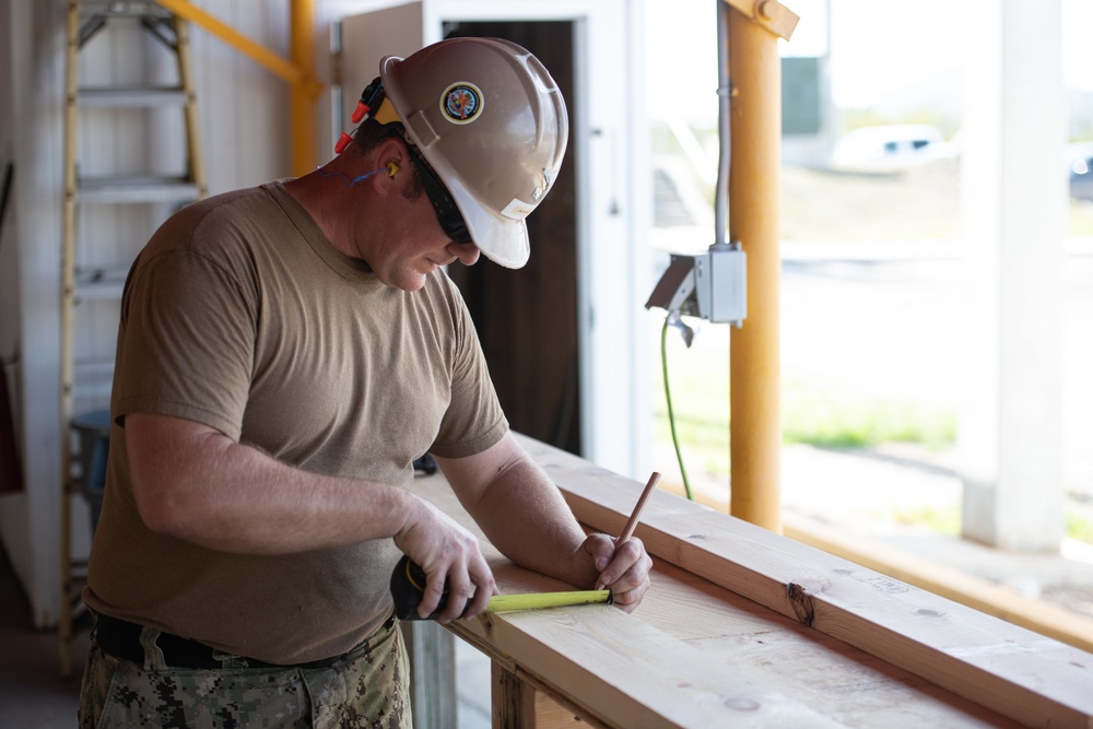 NMCB-14 rebuilds range tables at NASKW