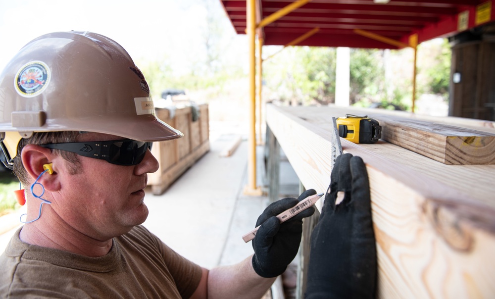 NMCB-14 rebuilds range tables at NASKW