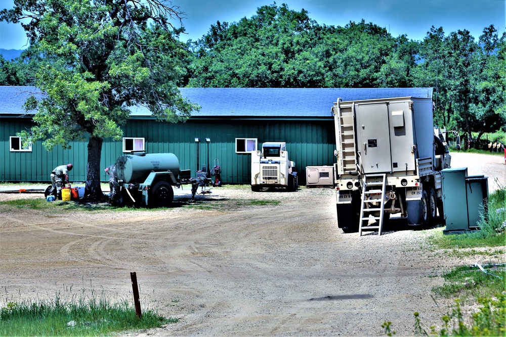 389th Engineer Company Soldiers hone skills supporting troop project at Fort McCoy