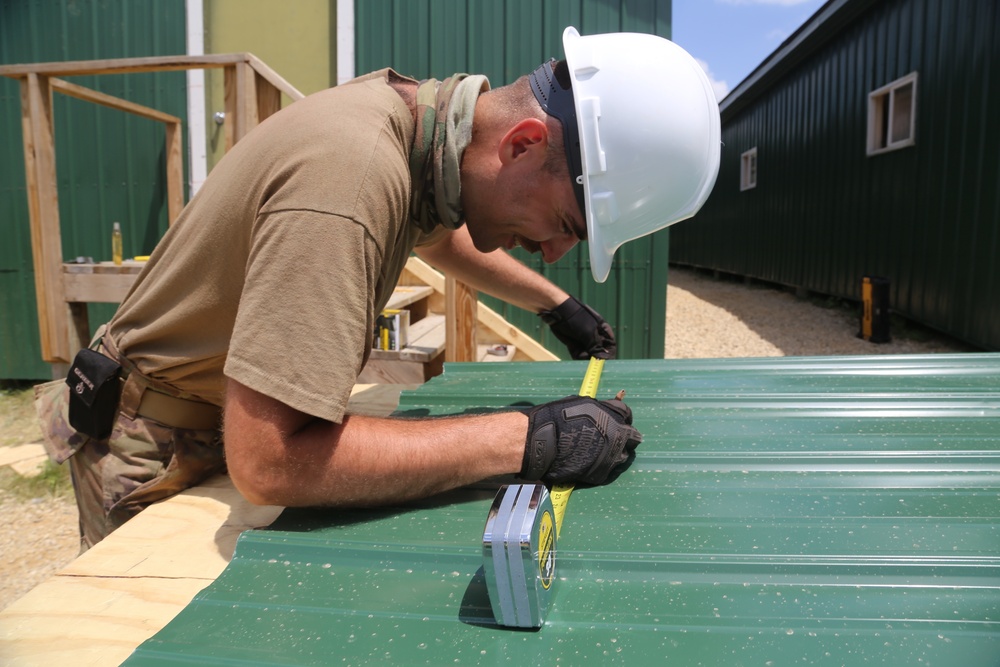 389th Engineer Company Soldiers hone skills supporting troop project at Fort McCoy