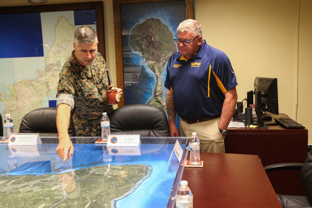 VFW National Commander visits MCB Camp Blaz