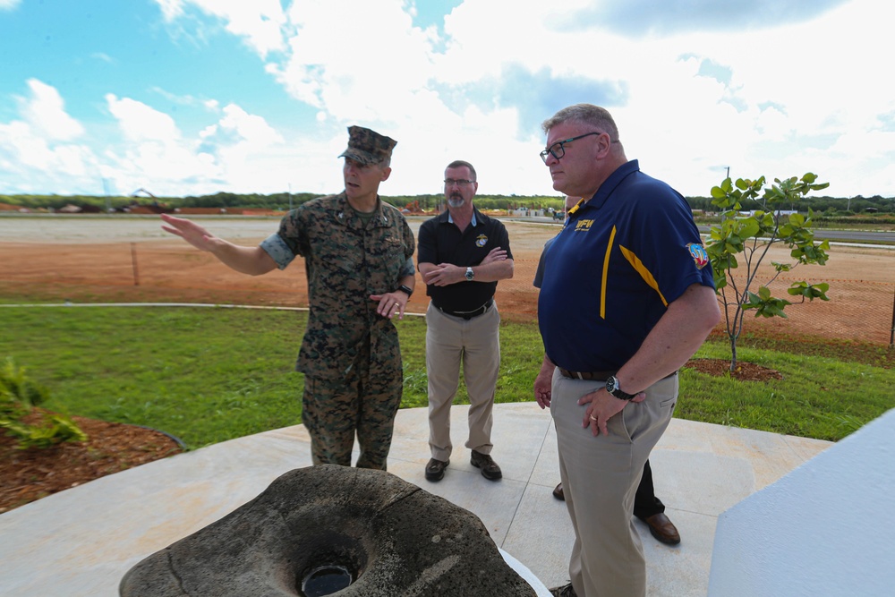 VFW National Commander visits MCB Camp Blaz