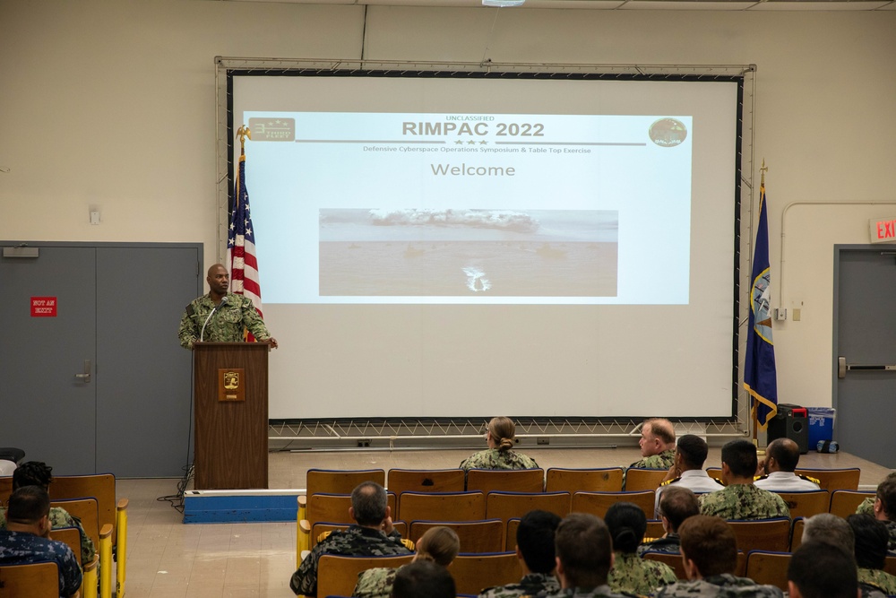 Captain Sanders Speaks at a DCO Symposium