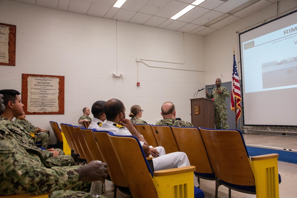 Captain Sanders Speaks at a DCO Symposium