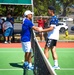 Japanese and Republic of Korea Sailors Compete in Tennis Tournament at RIMPAC 2022