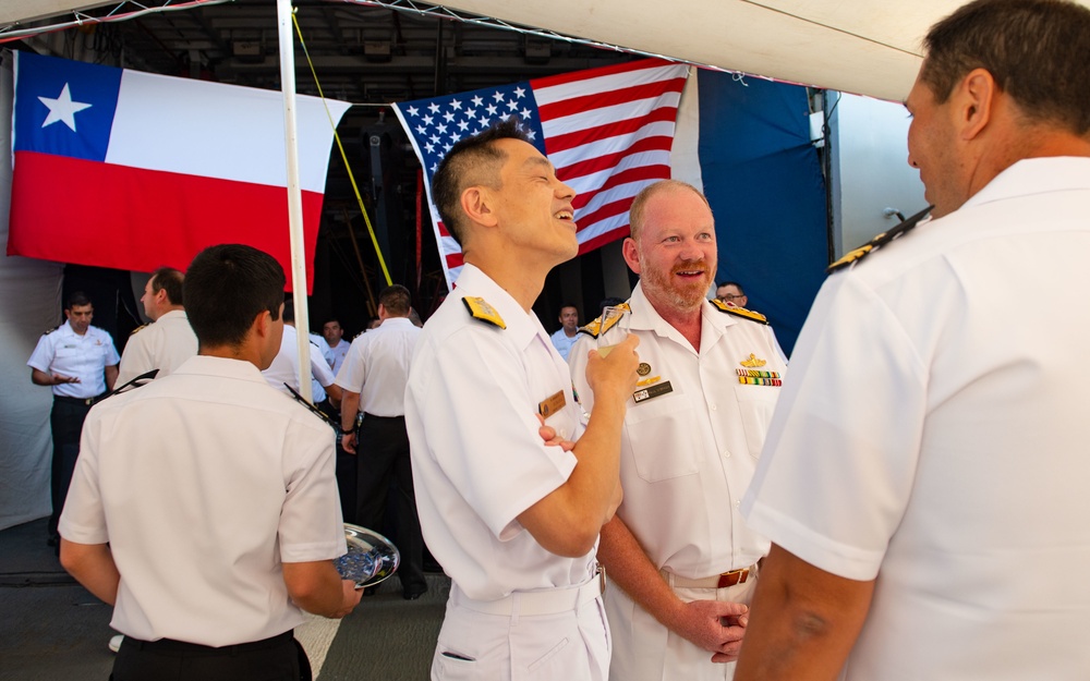 Partner nations gather for a reception