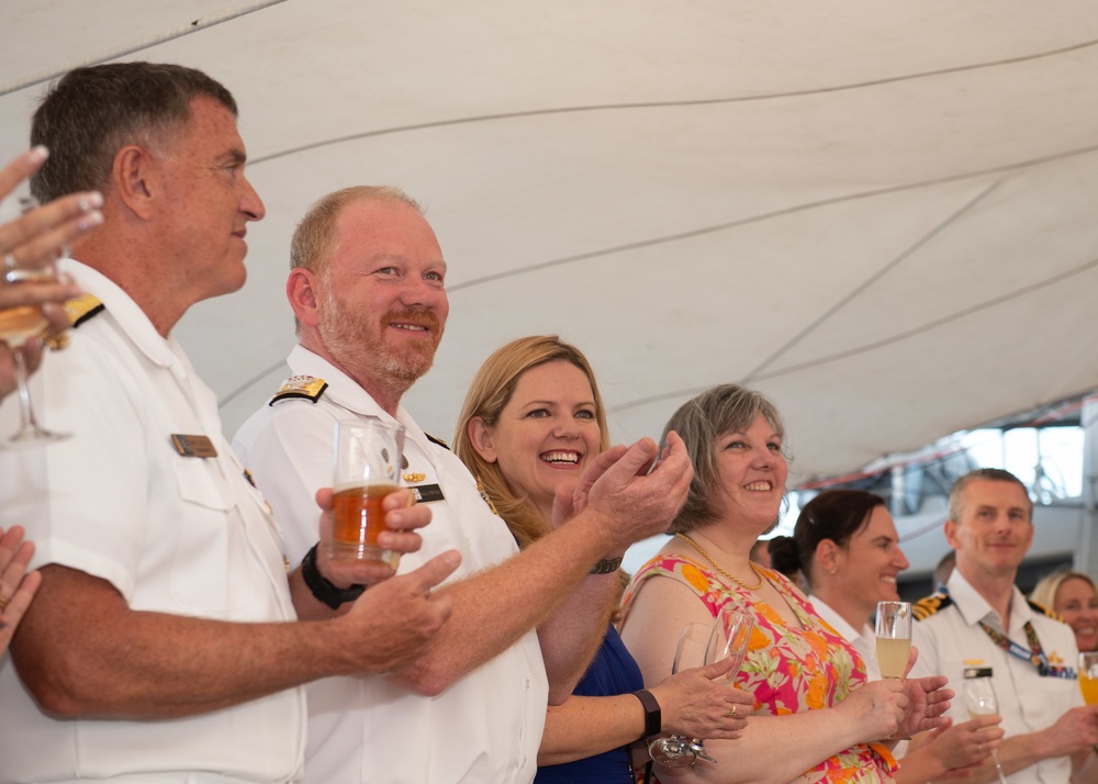 Partner nations gather for a reception