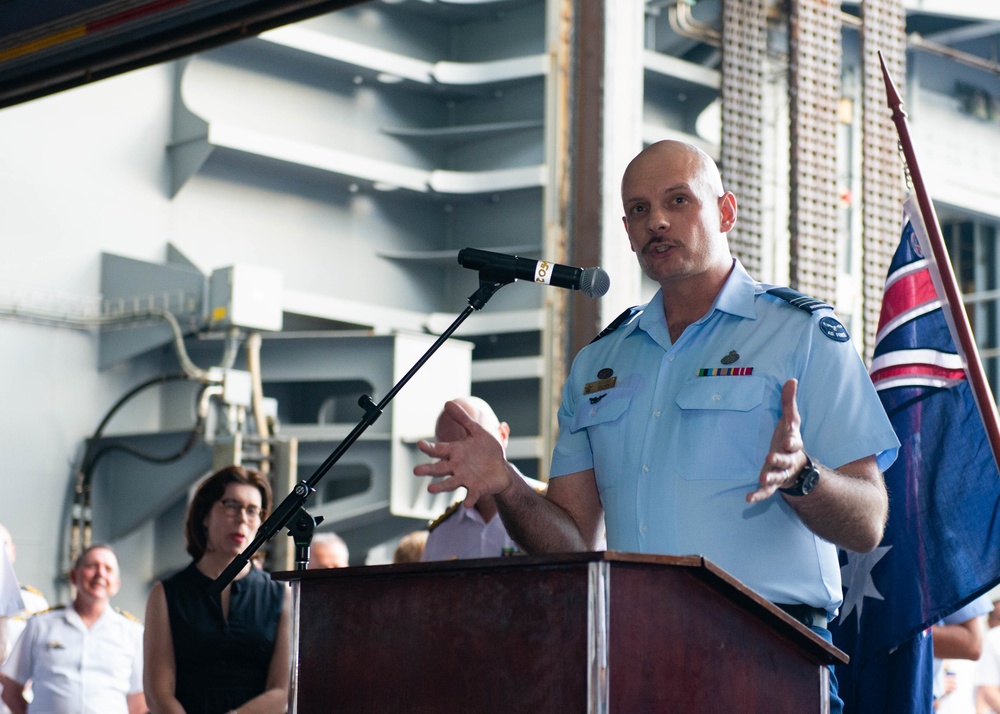 Partner nations gather for a reception