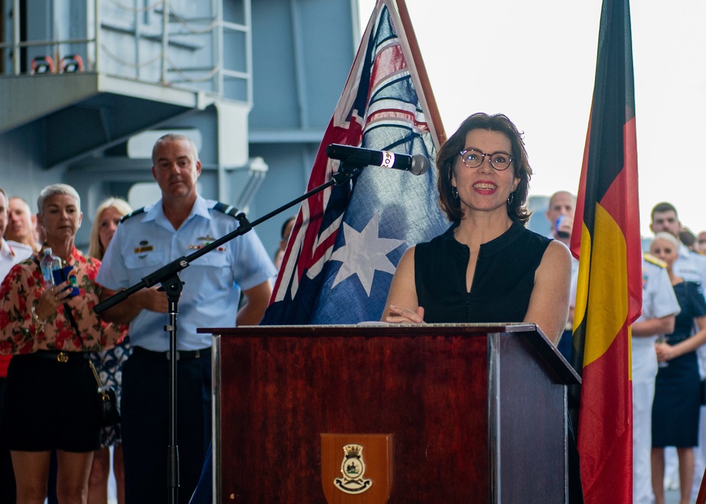 Partner nations gather for a reception