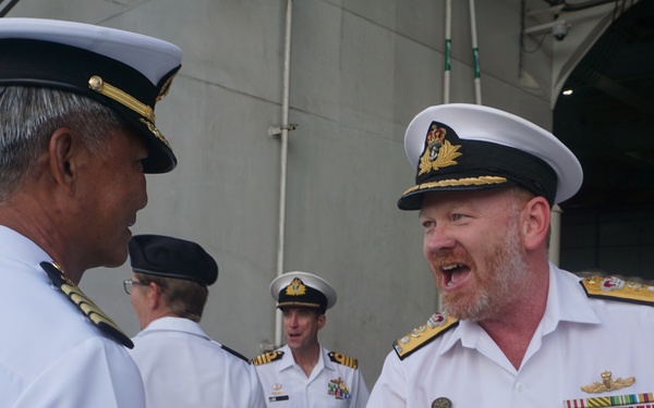 Philippine Navy Contingent Takes Part in Australia-hosted Reception at RIMPAC 2022