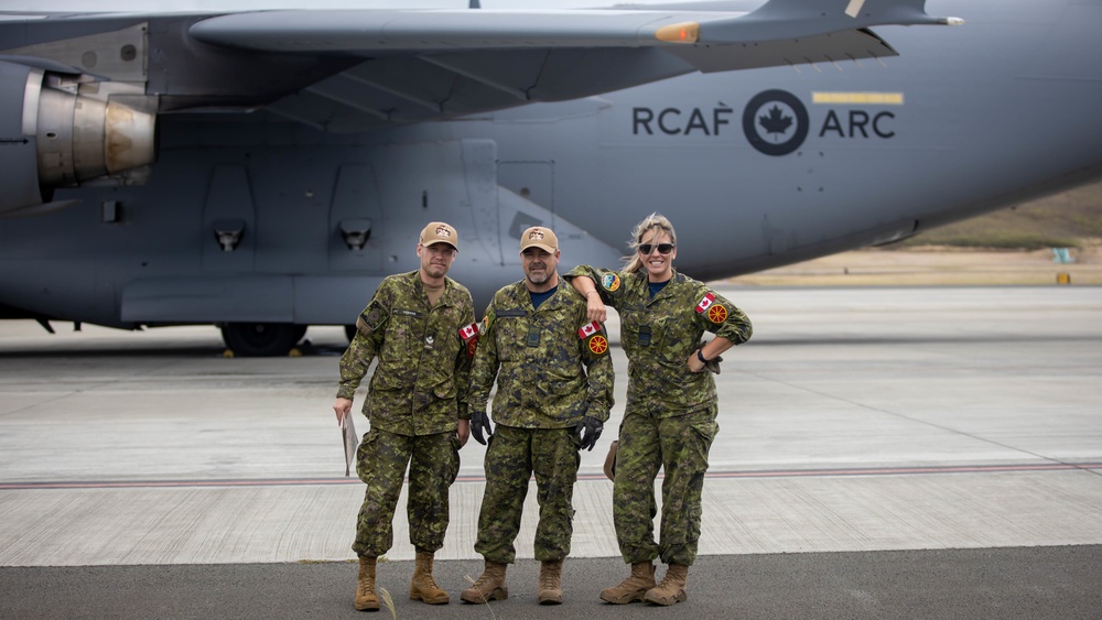 RIMPAC 2022: Canadian Air Force CC-177 Globemaster lands at Marine Corps Base Hawaii