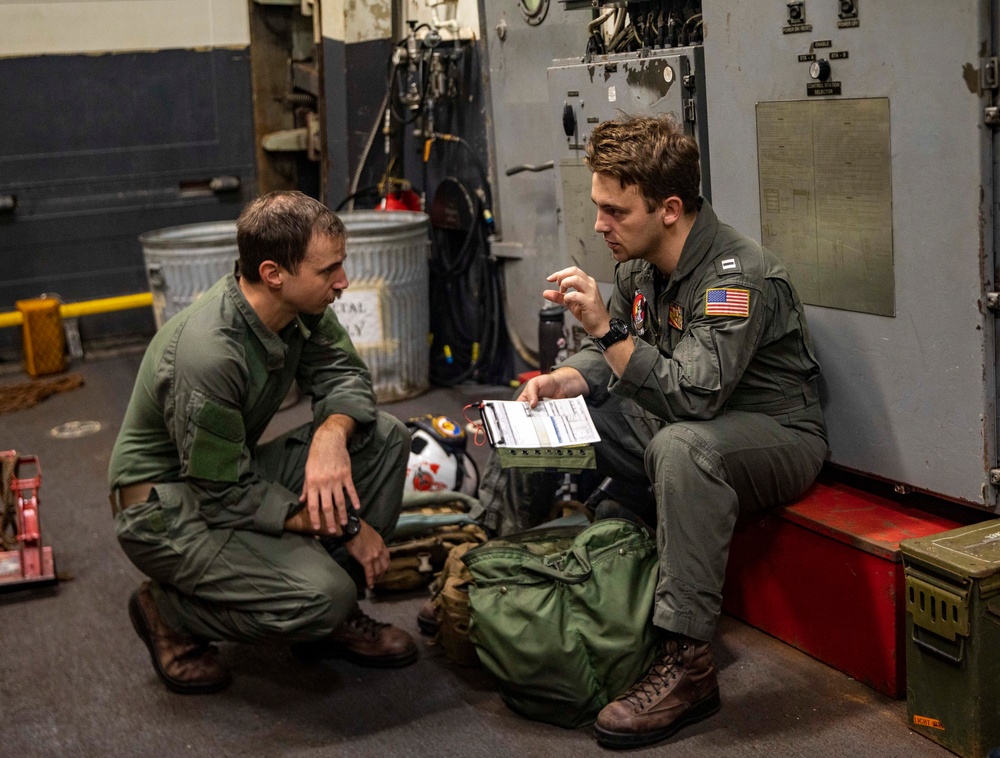 Sailors Conduct Flight Operations Aboard USS Dewey (DDG 105)