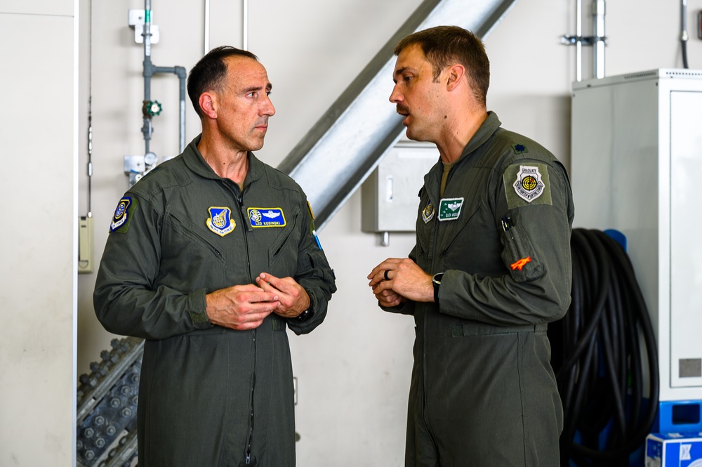 Fifth Air Force DCOM visits 354th AEW at MCAS Iwakuni