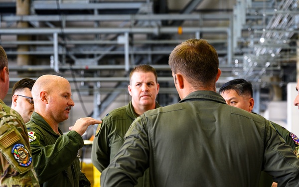 Fifth Air Force DCOM visits 354th AEW at MCAS Iwakuni