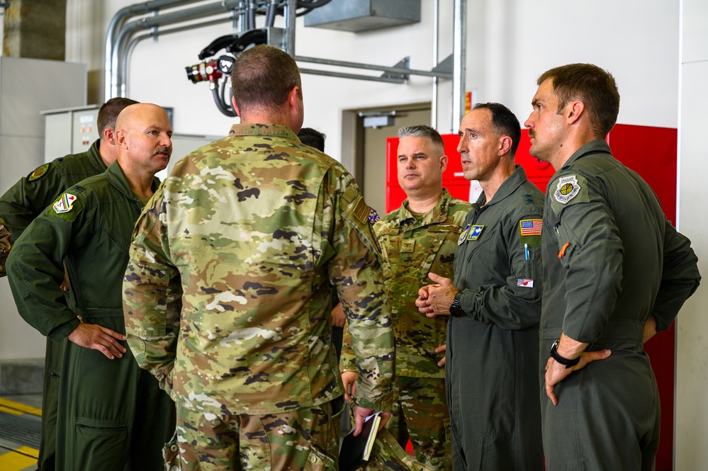 Fifth Air Force DCOM visits 354th AEW at MCAS Iwakuni
