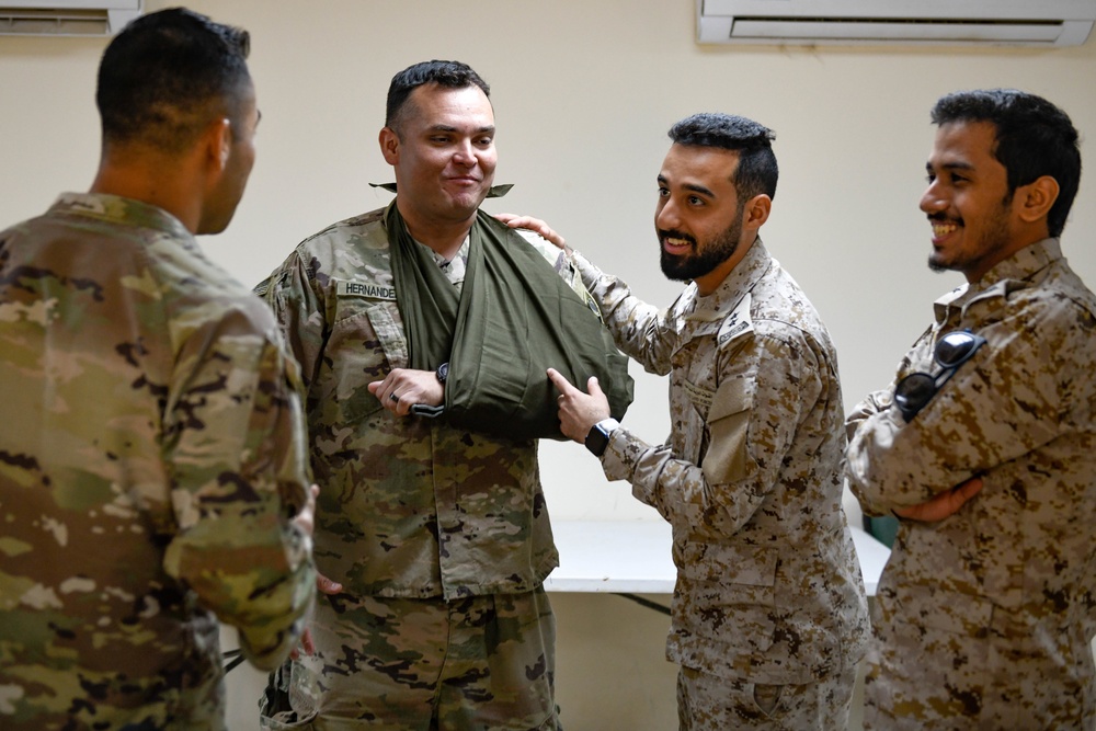 U.S. Army and RSLF TCCC training