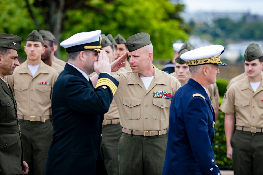 Kearsarge ARGMEU Participates in Independence Day Ceremony in Brest, France