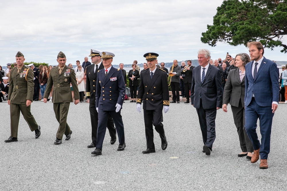 Kearsarge ARGMEU Participates in Independence Day Ceremony in Brest, France