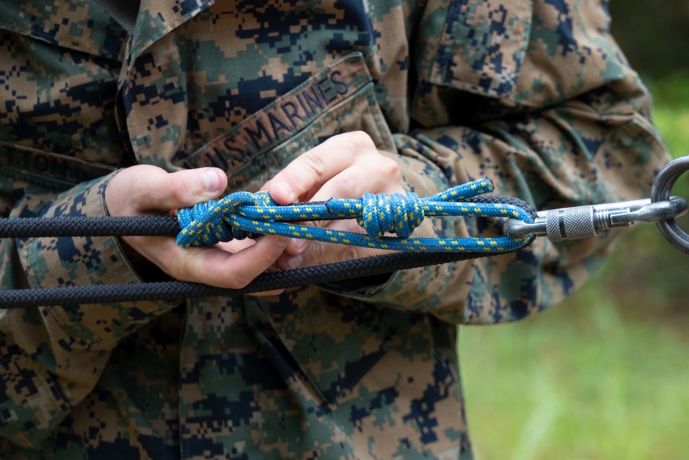 Marine Corps Engineer School Rope Bridge