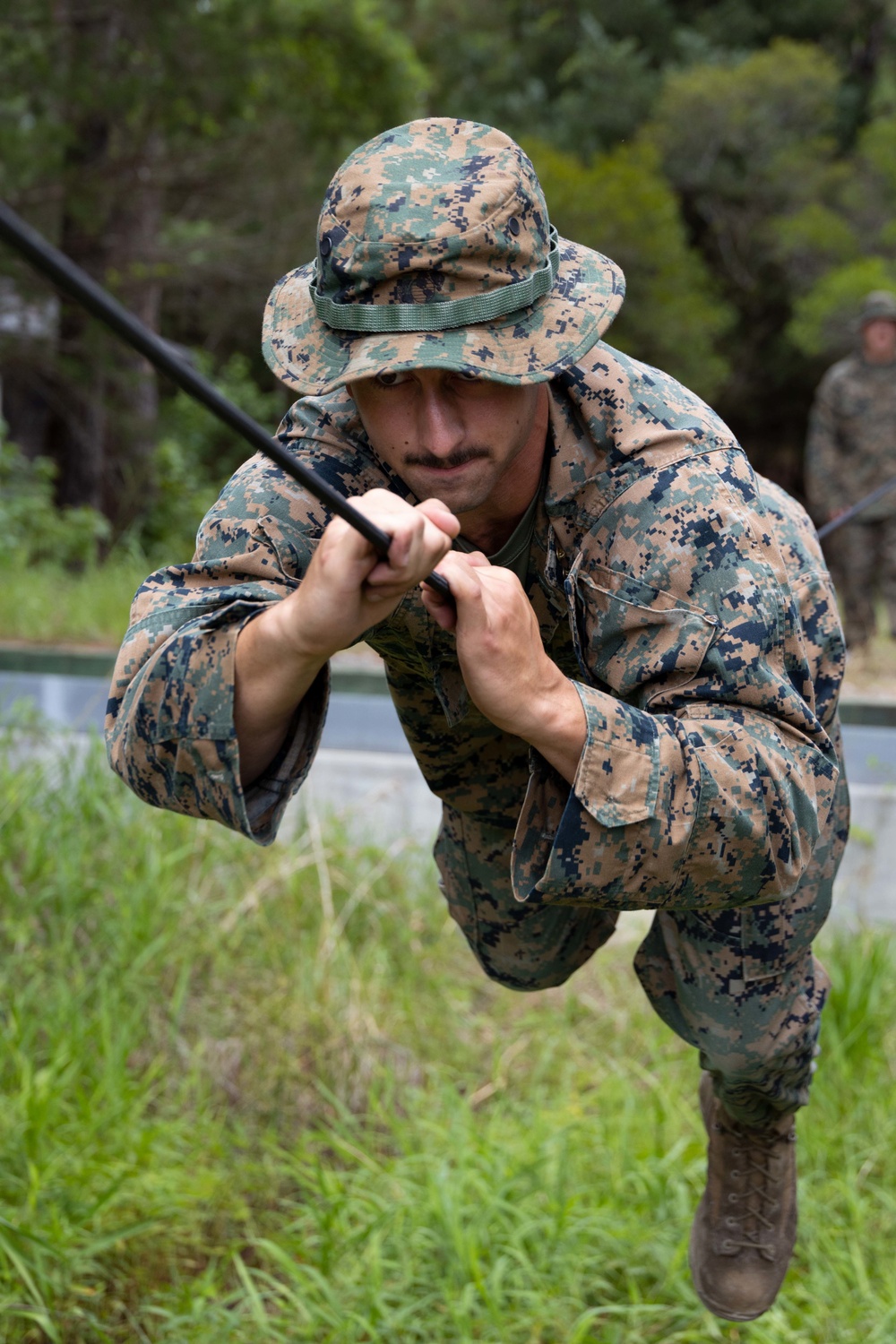 Marine Corps Engineer School Rope Bridge