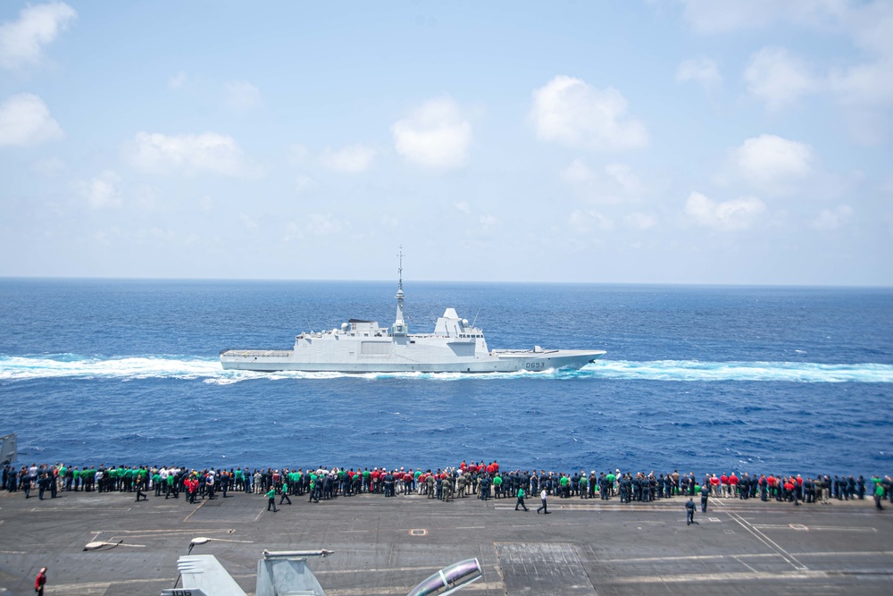 The Harry S. Truman Carrier Strike Group is on a scheduled deployment in the U.S. Naval Forces Europe area of operations, employed by U.S. Sixth Fleet to defend U.S., allied and partner interests.