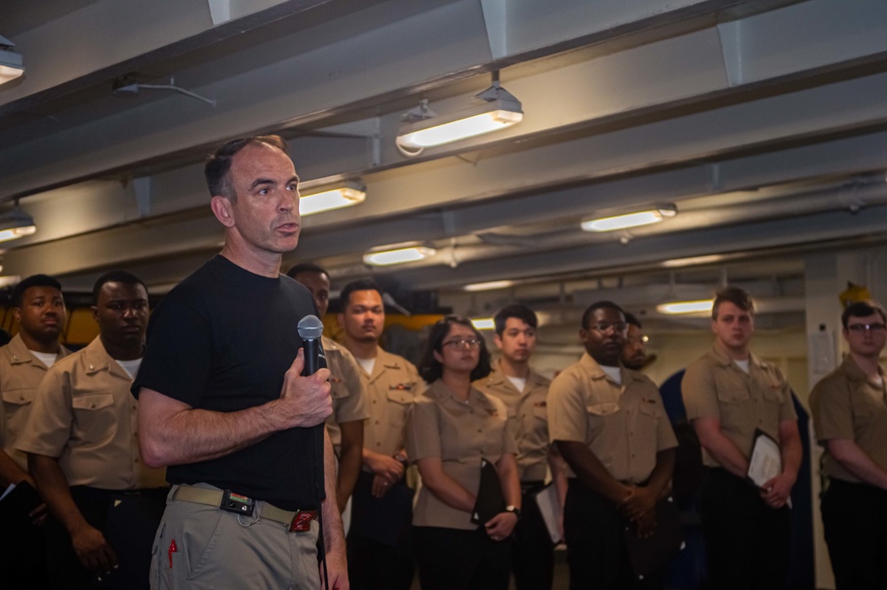 The Harry S. Truman Carrier Strike Group is on a scheduled deployment in the U.S. Naval Forces Europe area of operations, employed by U.S. Sixth Fleet to defend U.S., allied and partner interests.