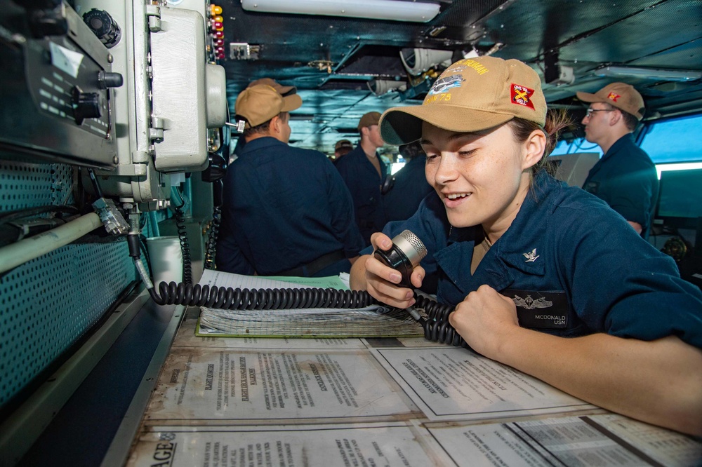 The Harry S. Truman Carrier Strike Group is on a scheduled deployment in the U.S. Naval Forces Europe area of operations, employed by U.S. Sixth Fleet to defend U.S., allied and partner interests.