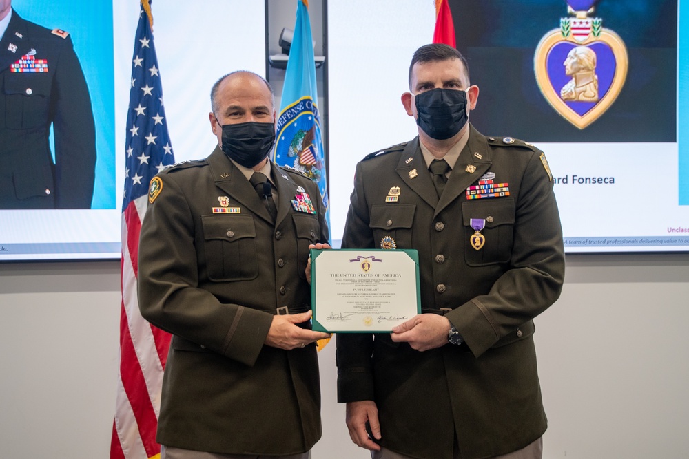 DCMA citizen soldier receives Purple Heart