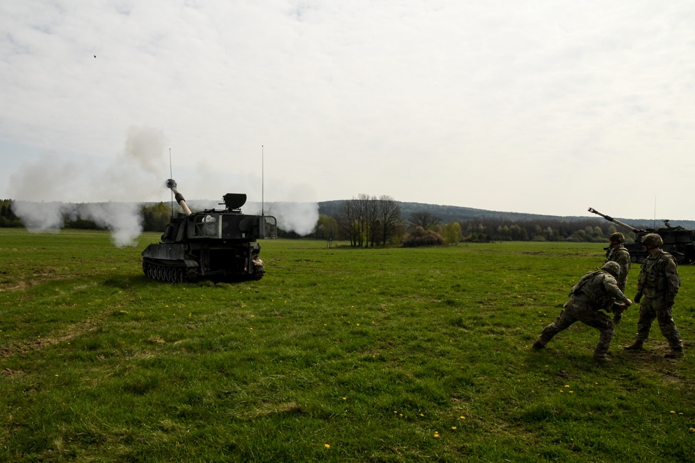 Paladin Live Fire Training Exercise