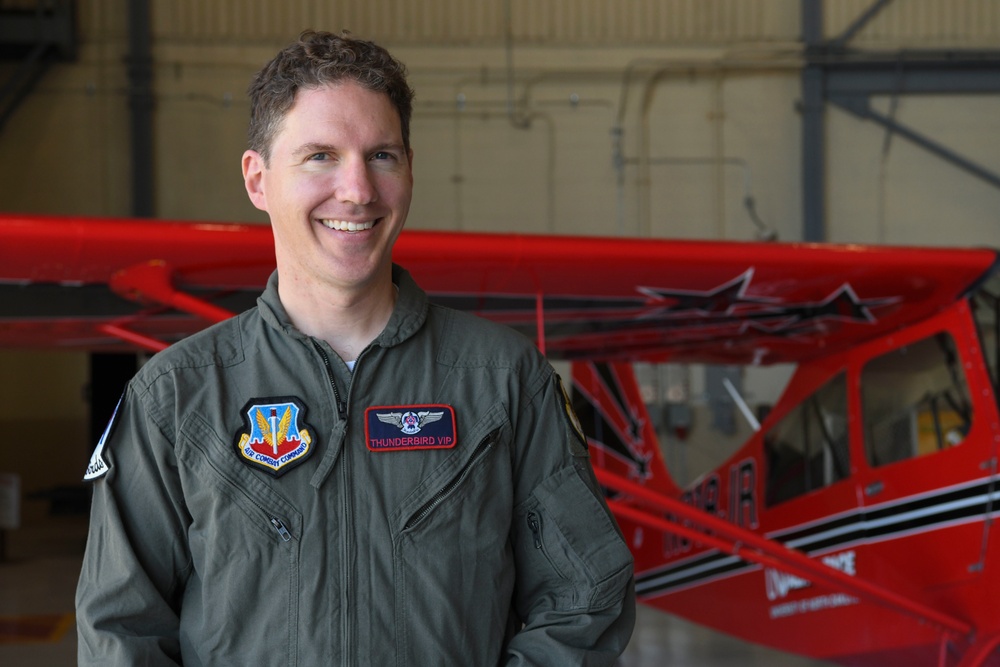Hometown Hero from Grand Forks flies with the Thunderbirds