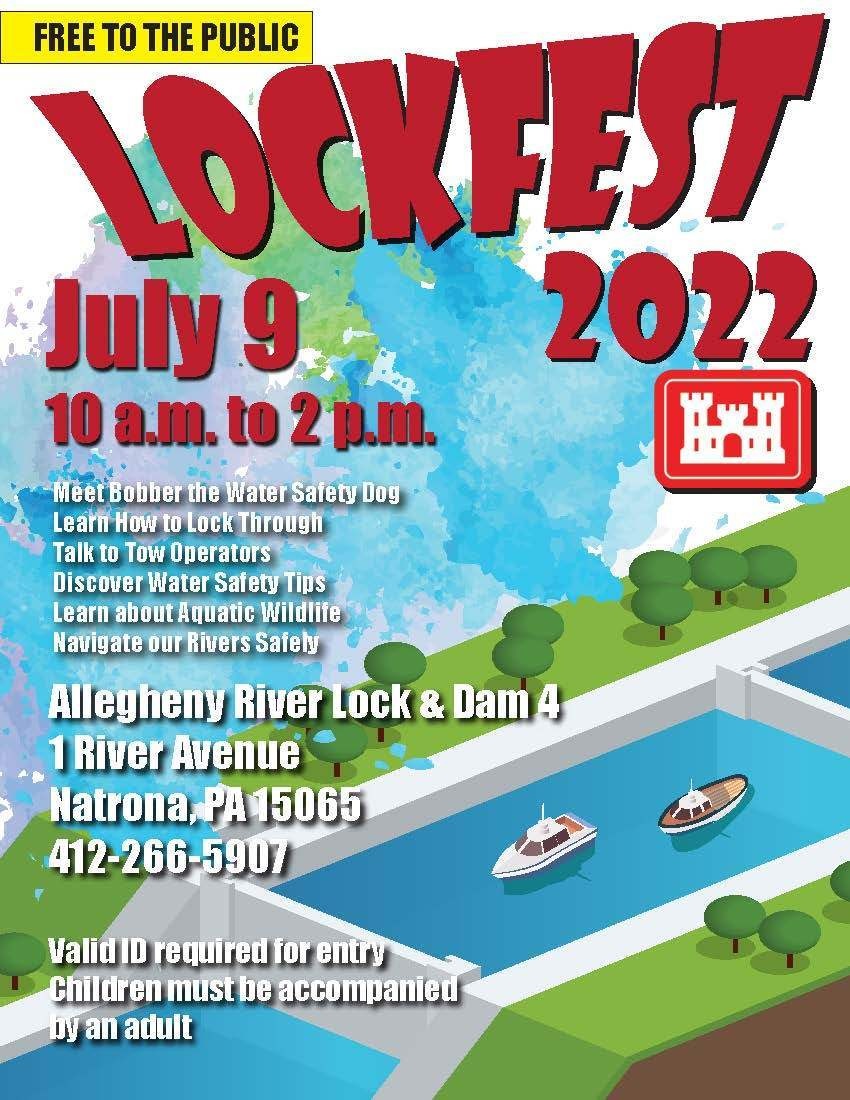 DVIDS Images Corps to host Lock Fest 2022 at Allegheny River Lock 4