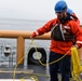 U.S. Coast Guard Cutter Oak tows French navy ship during Exercise Argus