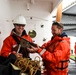 U.S. Coast Guard Cutter Oak tows French navy ship during Exercise Argus