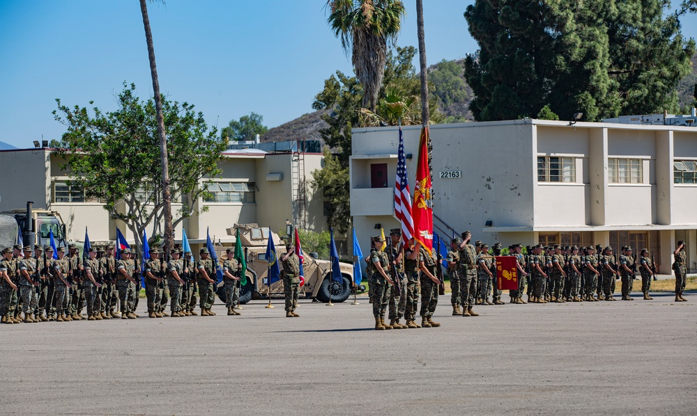 1st Supply Battalion Holds a Change of Command Ceremony