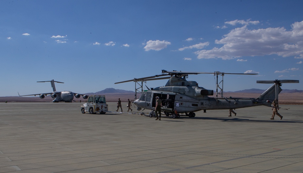 Marine Light Attack Helicopter Squadron 267, United States Air Force, Demonstrate Offensive Air Support