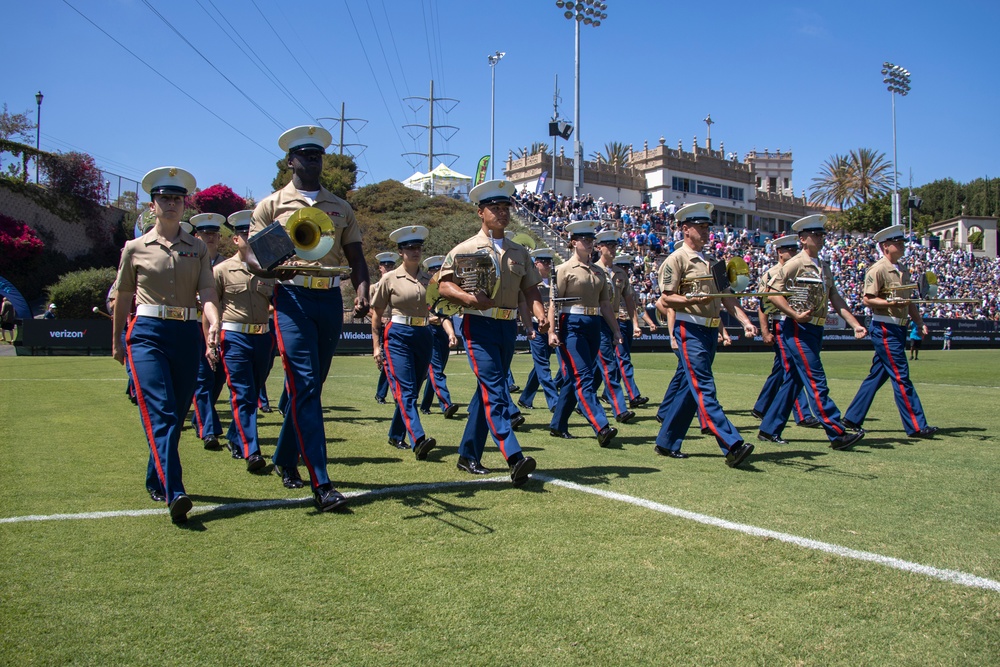 Marine Band San Diego Halftime Performance