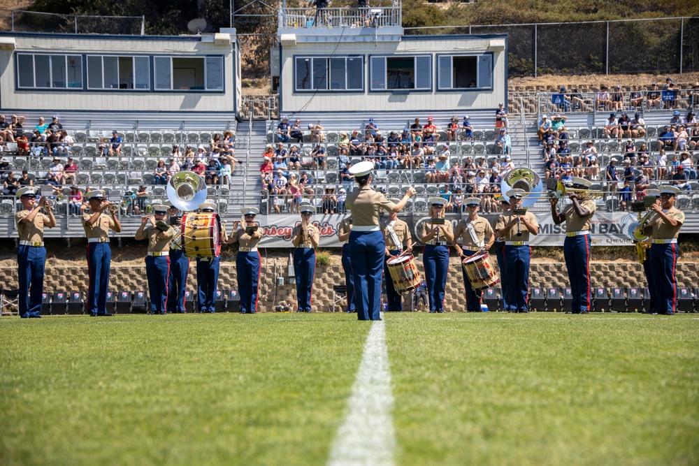 Marine Band San Diego Halftime Performance