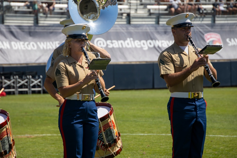 Marine Band San Diego Halftime Performance