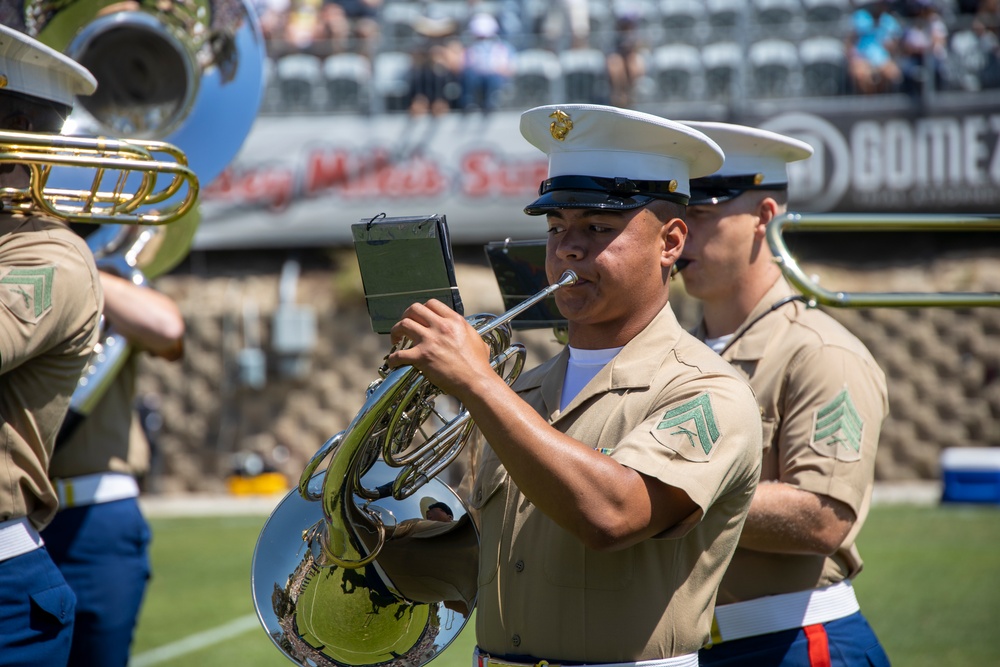 Marine Band San Diego Halftime Performance