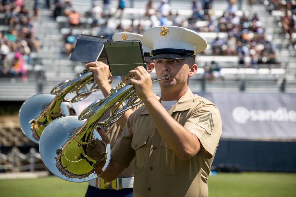 Marine Band San Diego Halftime Performance