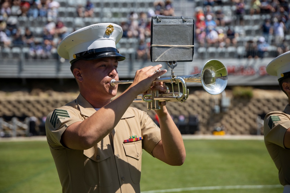 Marine Band San Diego Halftime Performance